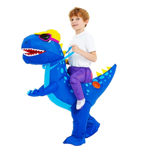 Stöffi | Kinder aufblasbares Dinosaurier Kostüm