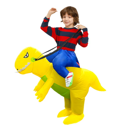 Stöffi | Kinder aufblasbares Dinosaurier Kostüm
