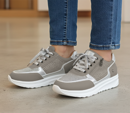 Lirena | Damen Sneaker mit Schnürung und Plateausohle