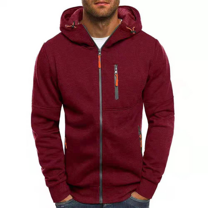 Cédric | Herren Kapuzenpulli mit Reißverschluss