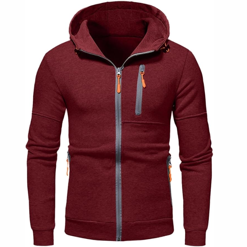 Cédric | Herren Kapuzenpulli mit Reißverschluss