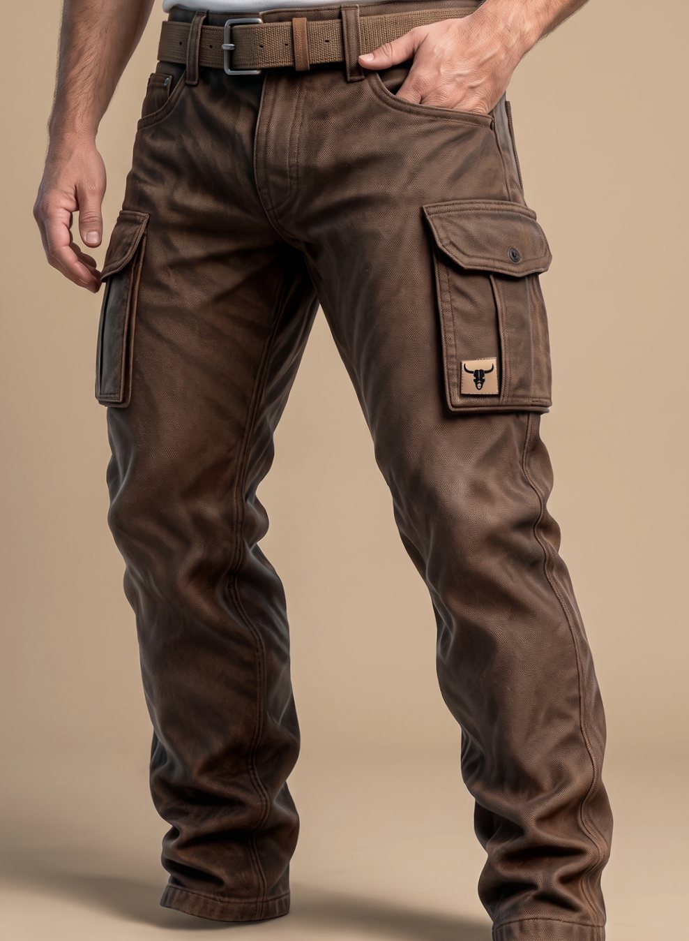 Lars | Herren Utility-Cargohose mit geraden Beinen
