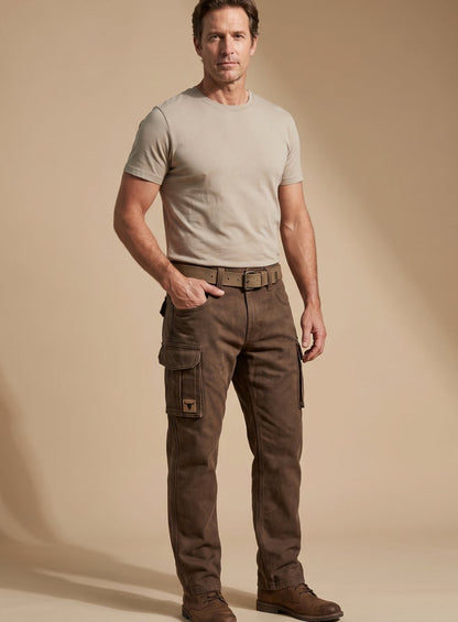 Lars | Herren Utility-Cargohose mit geraden Beinen