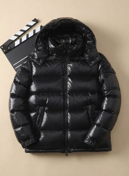 Beat | Herren glänzende Steppjacke für den Winter