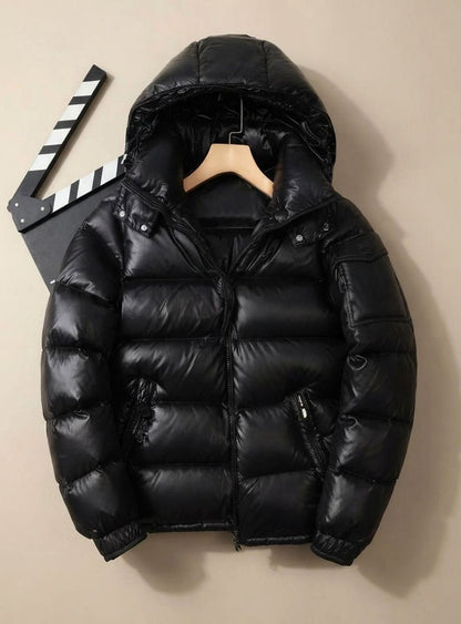 Beat | Herren glänzende Steppjacke für den Winter
