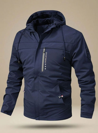 Fridel | Herren wasserdichte Kapuzenjacke mit Futter
