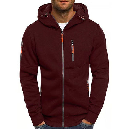 Julian | Herren Kapuzenpullover mit Reißverschluss und Kapuze