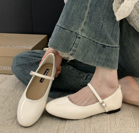 Harvex | Damen Orthopädische Mary Jane Schuhe mit verstellbarem Riemen