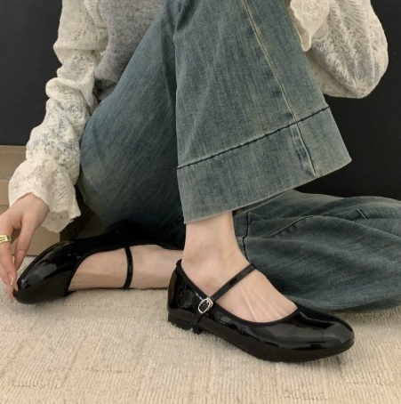 Harvex | Damen Orthopädische Mary Jane Schuhe mit verstellbarem Riemen