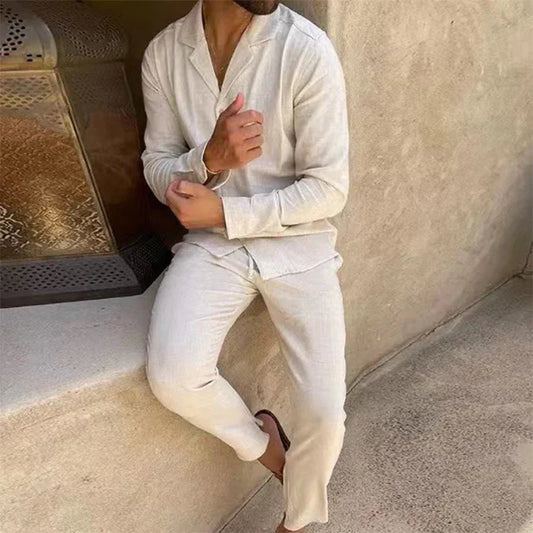Dario | Zweiteiliges Herren Set mit Hemd und Hose