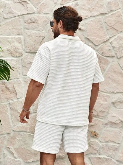 Torin | Summer set with texture and shorts