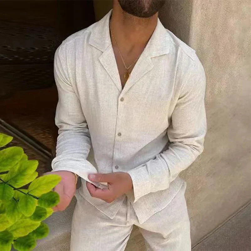 Dario | Two-piece men's set with shirt and pants