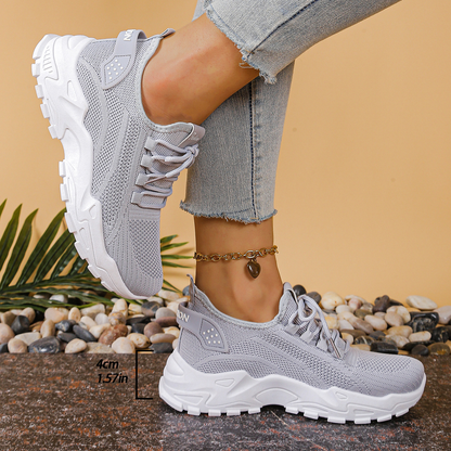 Maika | orthopädische Sneaker mit Schnürung und dicker Sohle