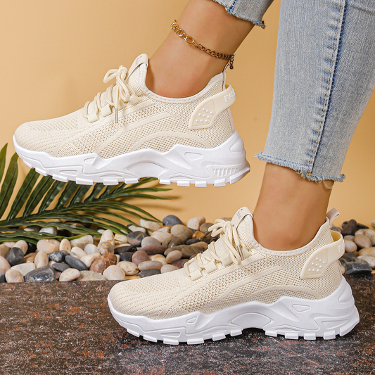 Maika | orthopädische Sneaker mit Schnürung und dicker Sohle