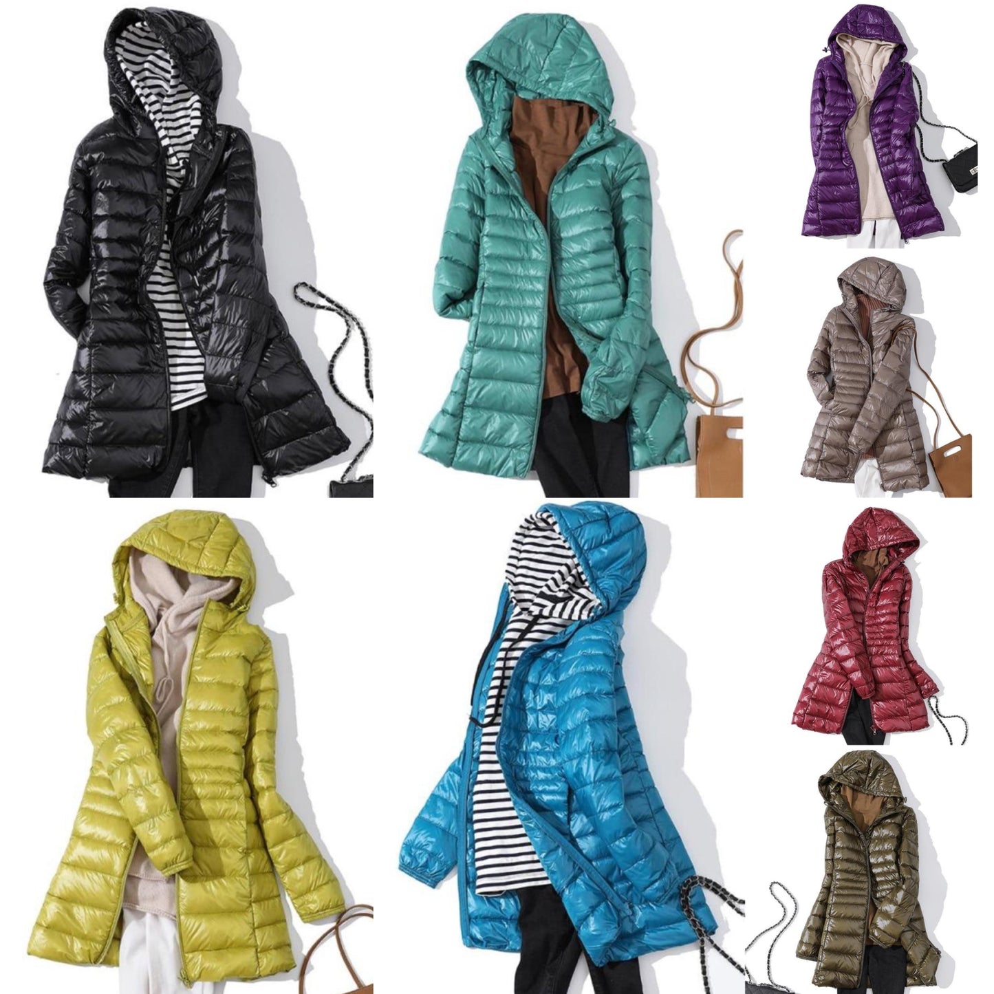 Nadja | Wasserdichte Longjacke mit Kapuze