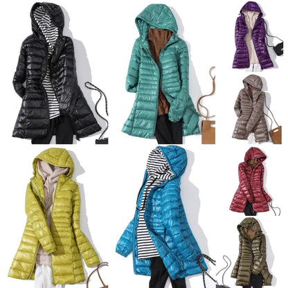 Nadja | Wasserdichte Longjacke mit Kapuze