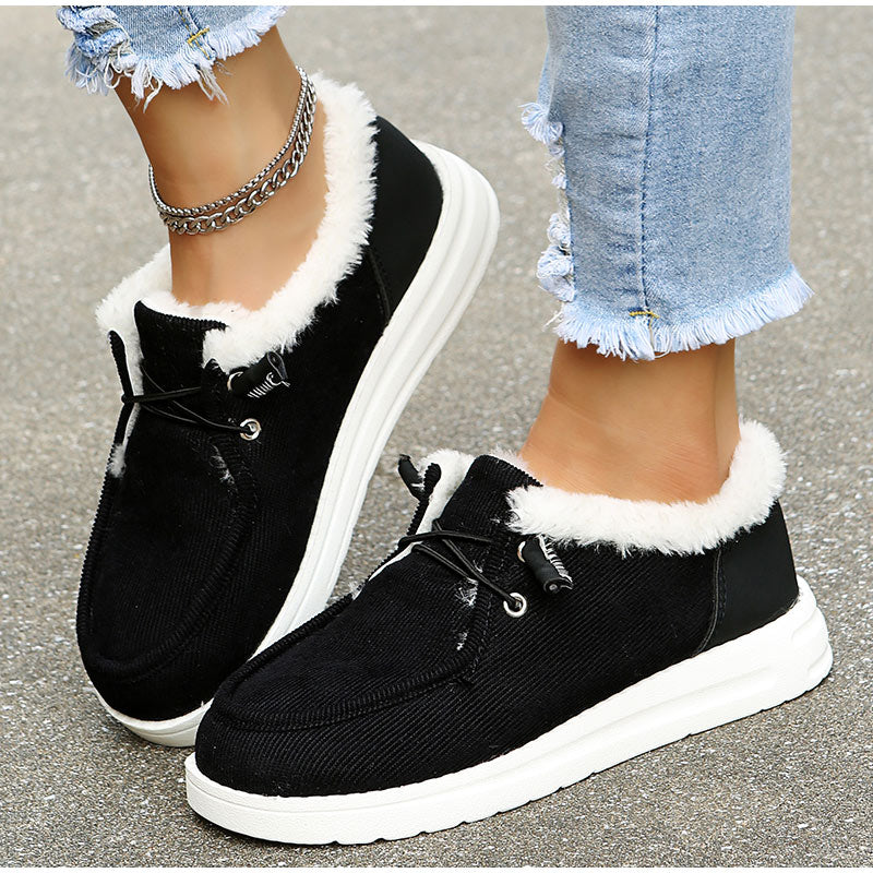 Quenby | Elegante Winter-Sneakers mit Fellfutter