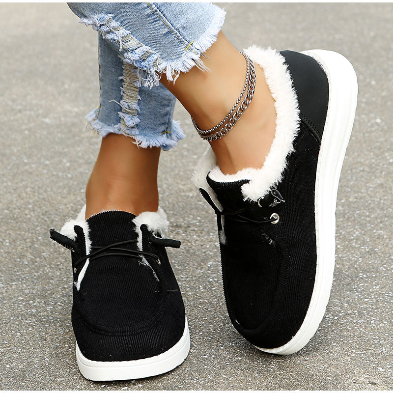 Quenby | Elegante Winter-Sneakers mit Fellfutter