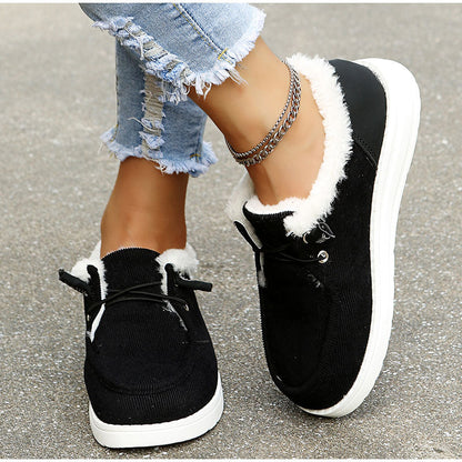 Quenby | Elegante Winter-Sneakers mit Fellfutter