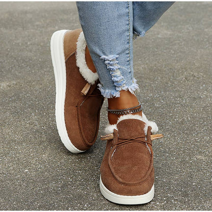 Quenby | Elegante Winter-Sneakers mit Fellfutter
