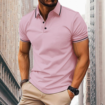 Egon | Herren Slim Fit Poloshirt mit Knopfleiste | Klassisch
