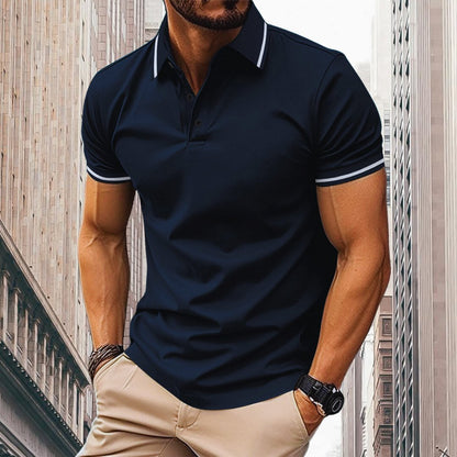 Egon | Herren Slim Fit Poloshirt mit Knopfleiste | Klassisch