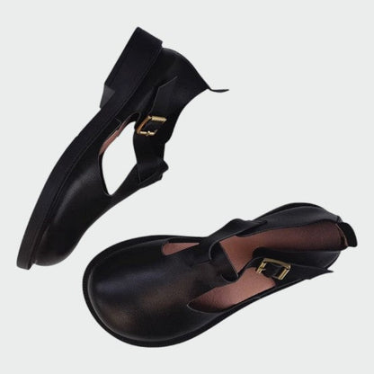 Olvera | Mary Jane Schuhe mit T Bar Design und Schnallenverschluss