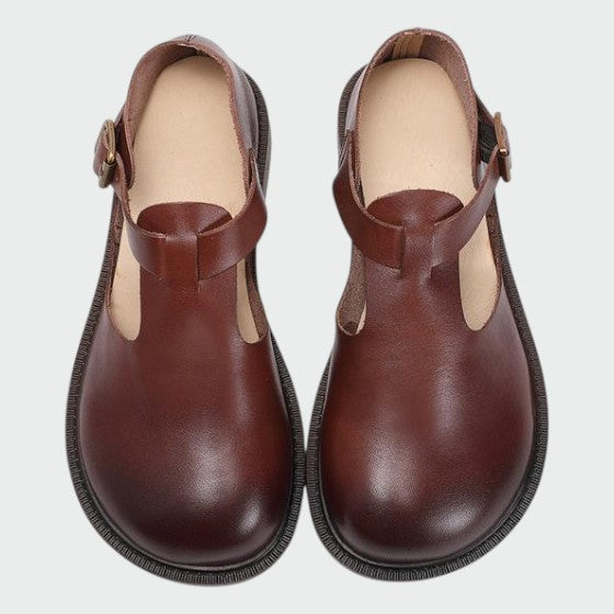 Olvera | Mary Jane Schuhe mit T Bar Design und Schnallenverschluss