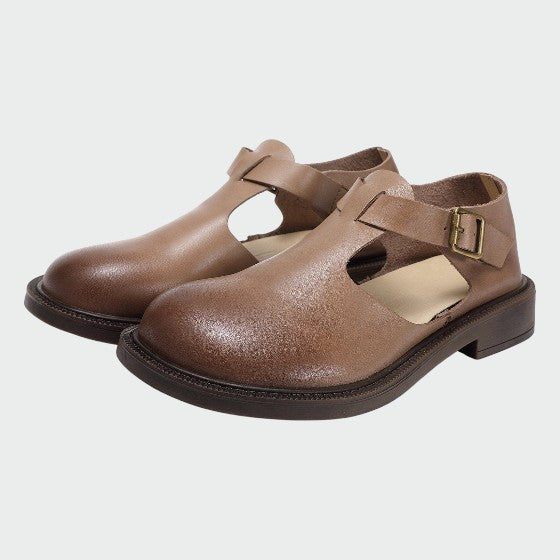 Olvera | Mary Jane Schuhe mit T Bar Design und Schnallenverschluss