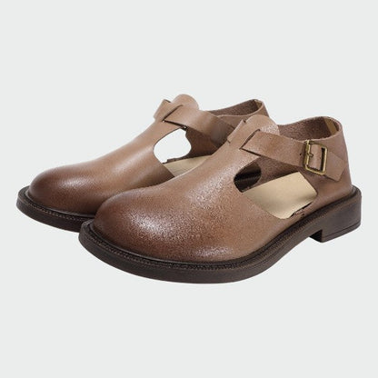 Olvera | Mary Jane Schuhe mit T Bar Design und Schnallenverschluss