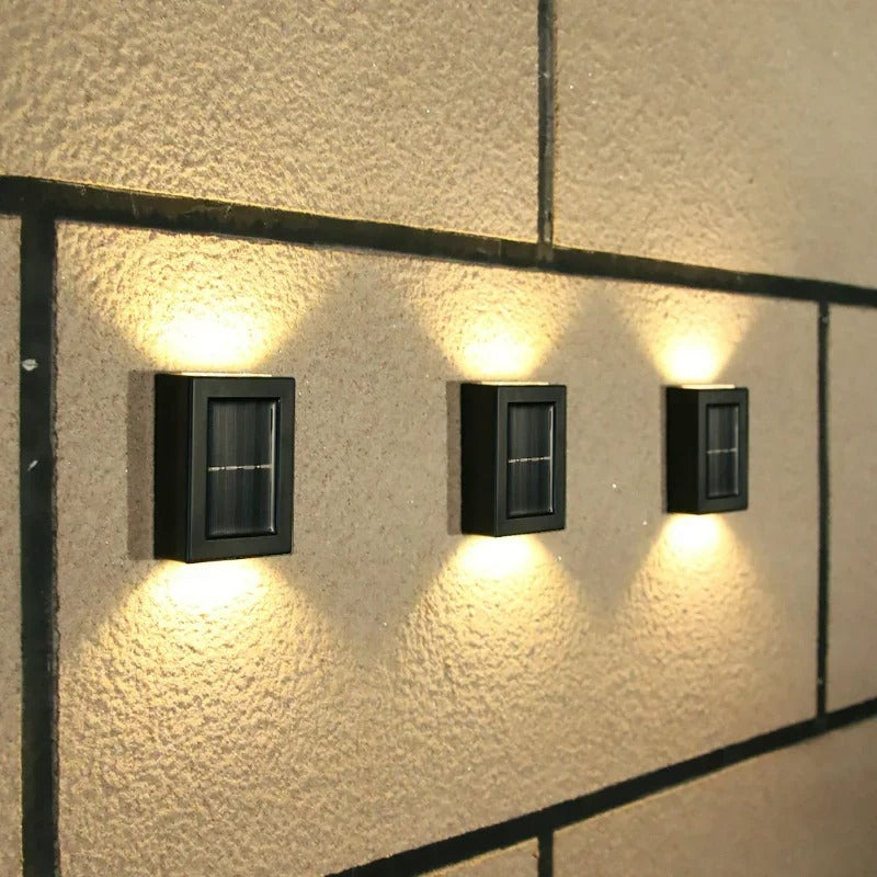 Nerox | Applique solari con luce bianca calda per esterni