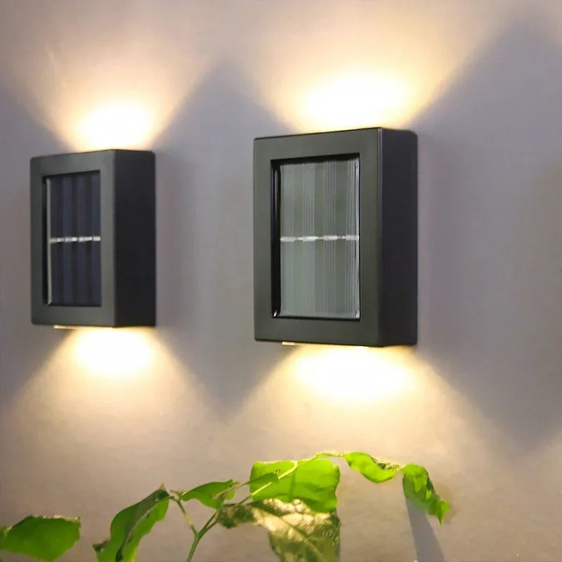 Nerox | Applique solari con luce bianca calda per esterni