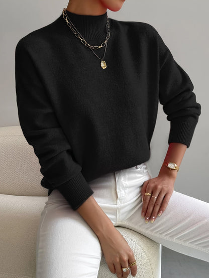 Mailin | eleganter Rollkragenpullover mit langen Ärmeln