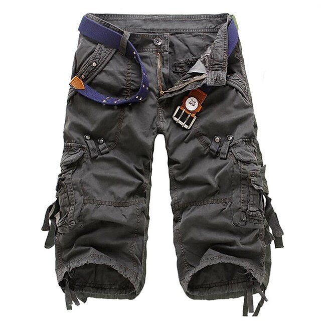 Flavian | Herren Cargo Shorts mit mehreren Taschen