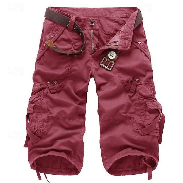 Simon | Herren Cargo-Shorts mit mehreren Taschen für den Sommer