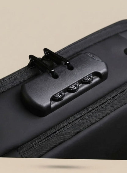 Balthasar | Herren Umhängetasche mit USB-Anschluss