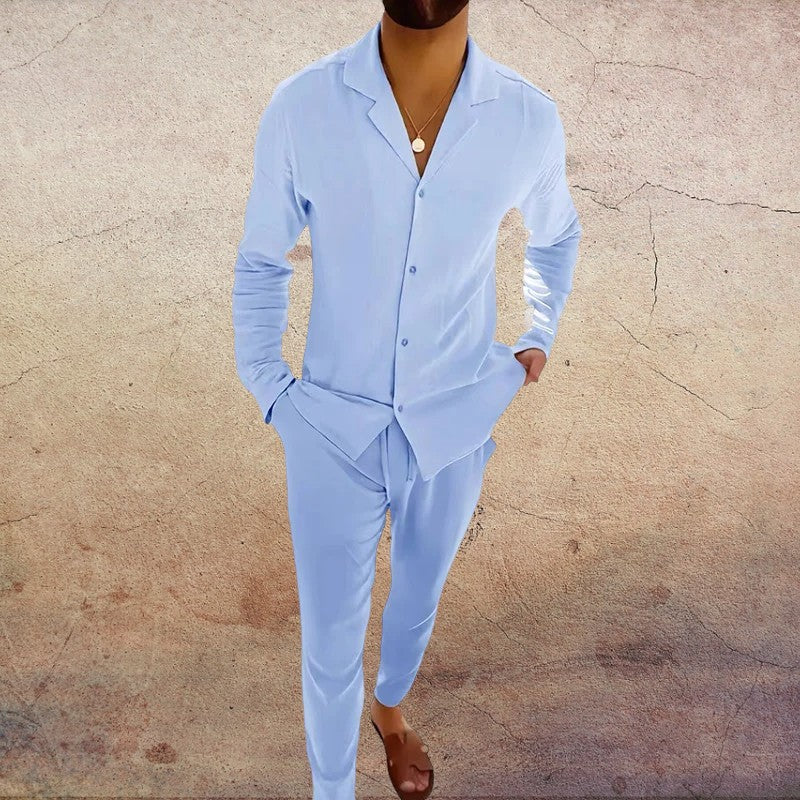 Dario | Two-piece men's set with shirt and pants
