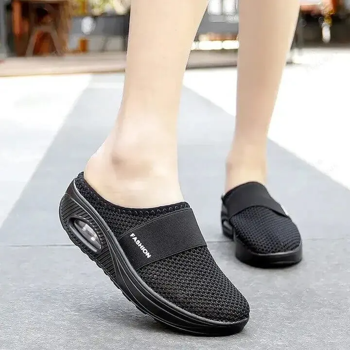 Winola | Women's orthopedic mesh slippers with elastic strap