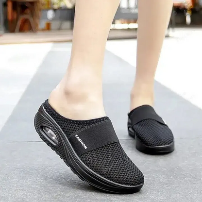 Winola | Women's orthopedic mesh slippers with elastic strap