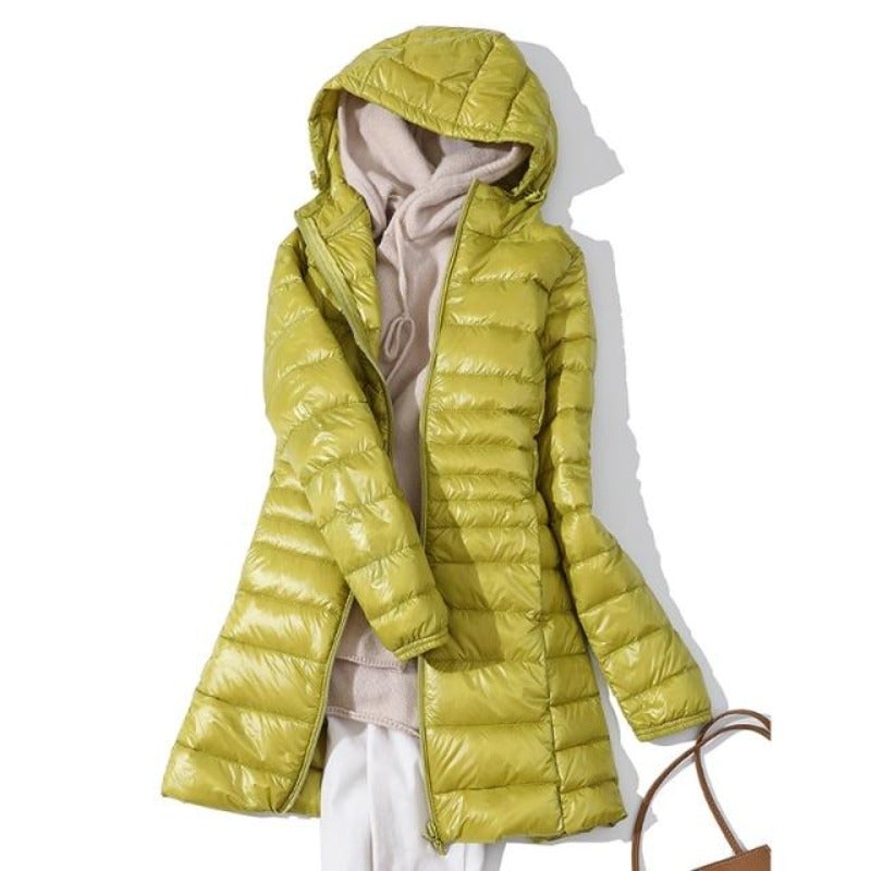 Nadja | Wasserdichte Longjacke mit Kapuze