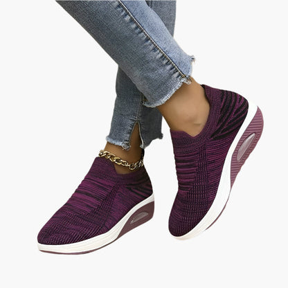 Hildegard | Damen Slip-on Sneaker mit flexibler Sohle