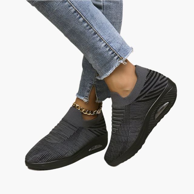 Hildegard | Damen Slip-on Sneaker mit flexibler Sohle