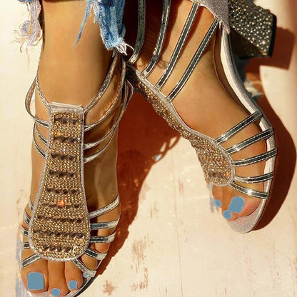 Beatrice | Women's sandals with straps and block heel