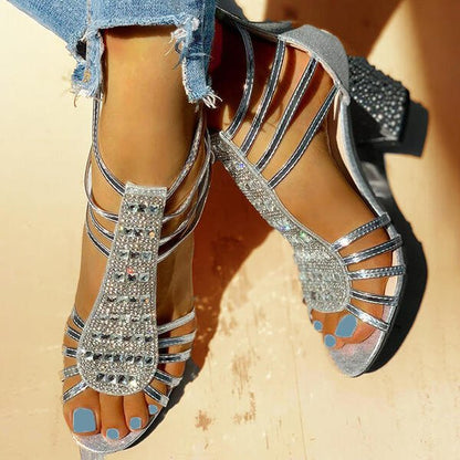 Beatrice | Women's sandals with straps and block heel