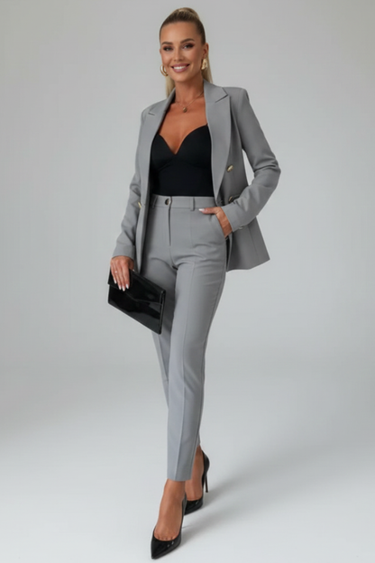 Romy | Women's Pantsuit with Double-Breasted Blazer and Pants