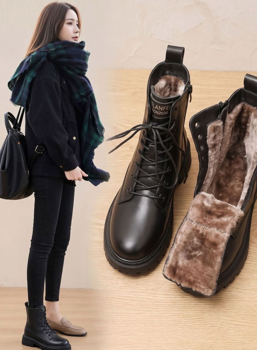 Cornelia | Damen Ankle Boots mit Schnürung