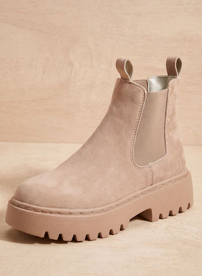 Erika | Damen Chelsea Boots in Wildleder-Optik