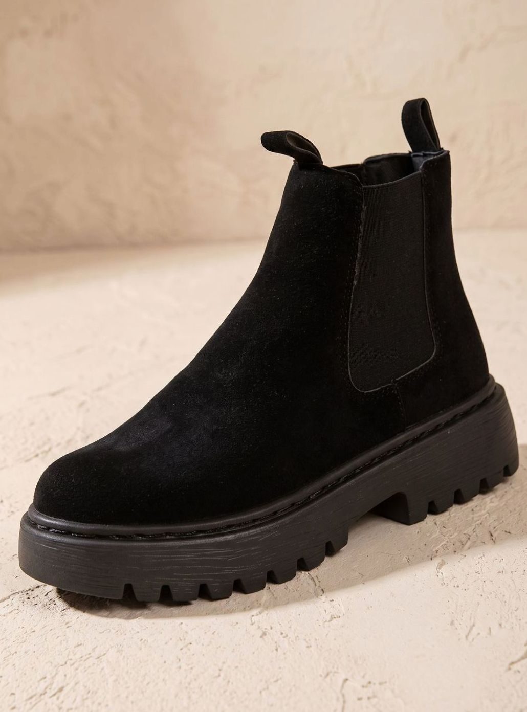Erika | Damen Chelsea Boots in Wildleder-Optik