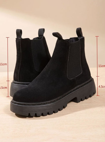 Erika | Damen Chelsea Boots in Wildleder-Optik