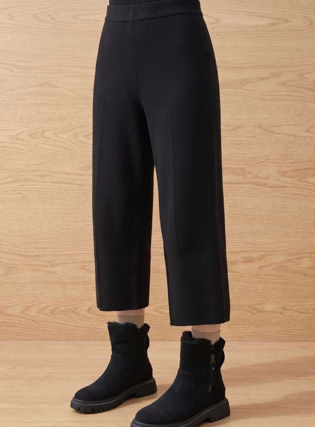 Susanne | Damen warme Stiefeletten mit Reißverschluss